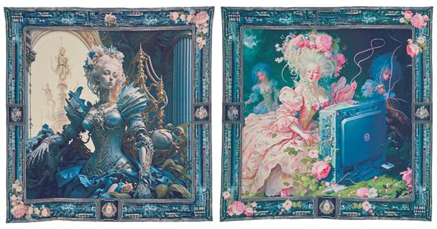 Grimes’s AI-generated art piece sells for $25,200 in Christie’s art auction in New York City.