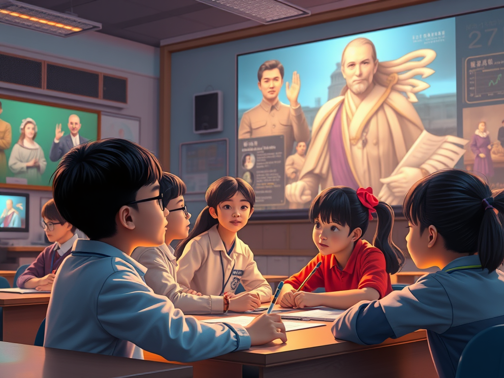 China Unleashes AI in Classrooms in Bid to Further Boost Tech&nbsp;Growth